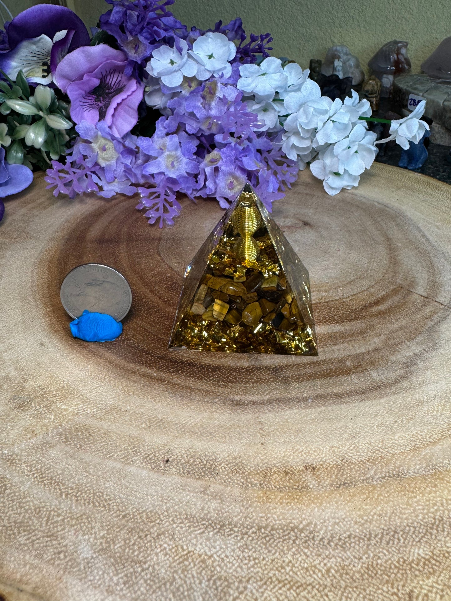 Crystal Orgonite Pyramids