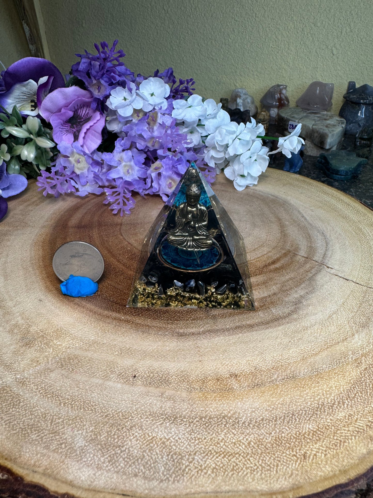 Crystal Orgonite Pyramids