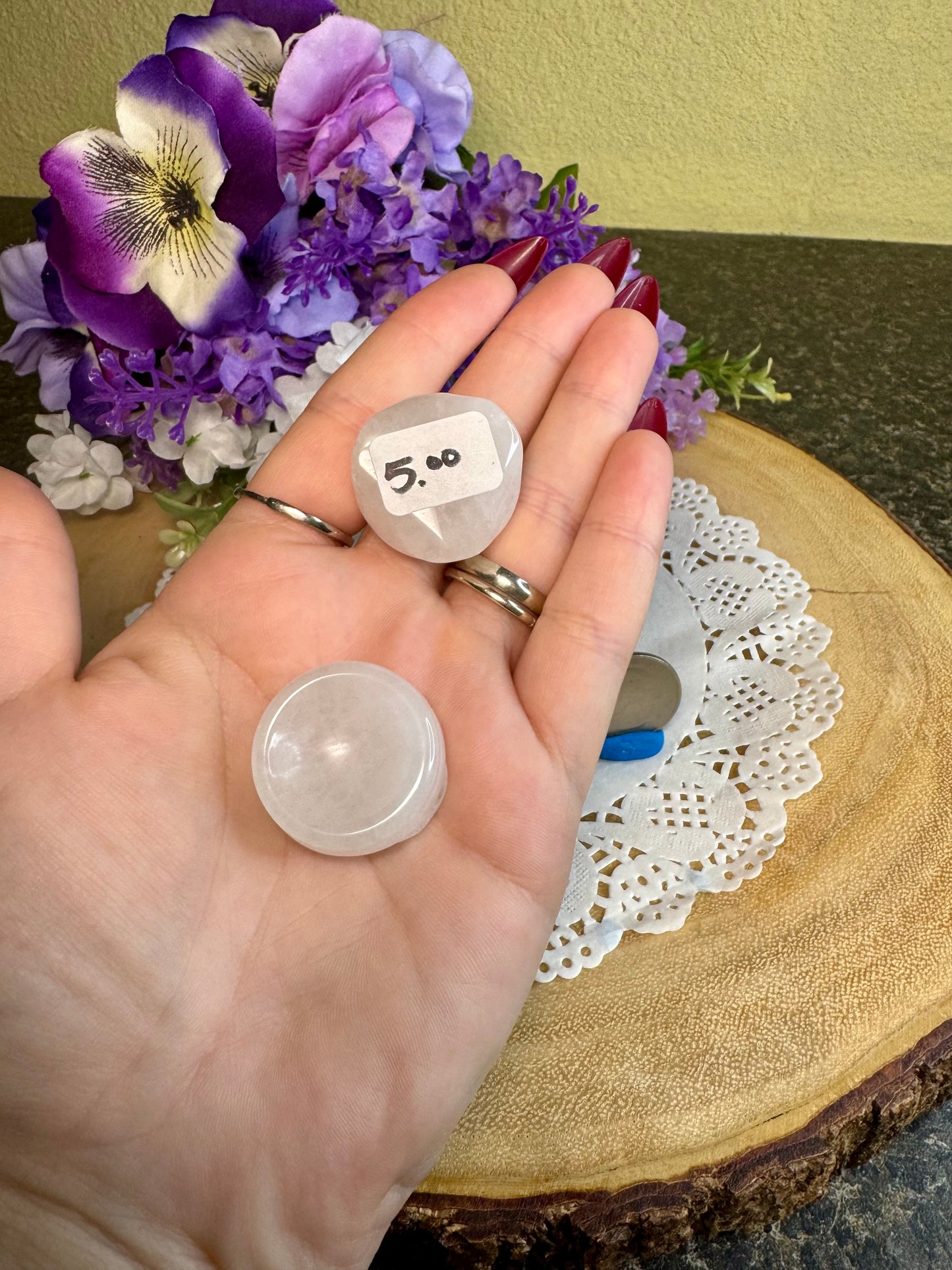 Clear Quartz Sphere Stand