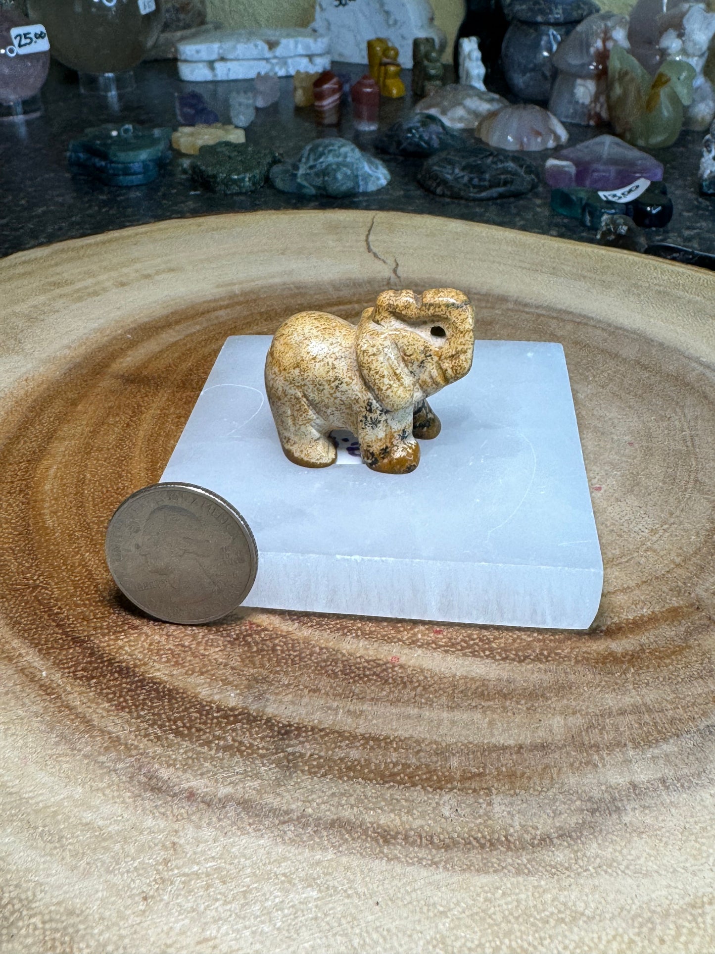 Dendritic Jasper Elephant