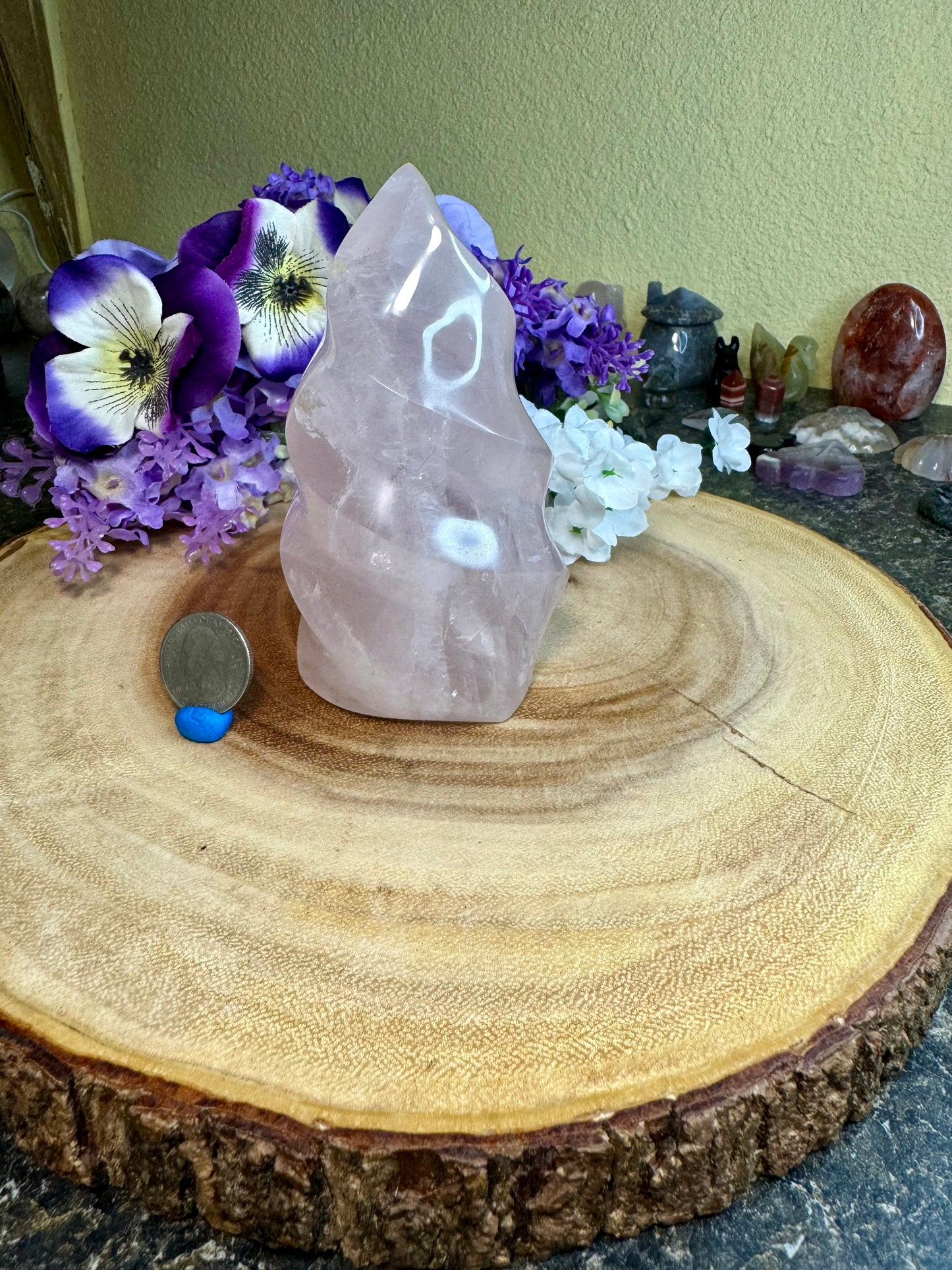 Rose Quartz Flame (Double Asterisms)