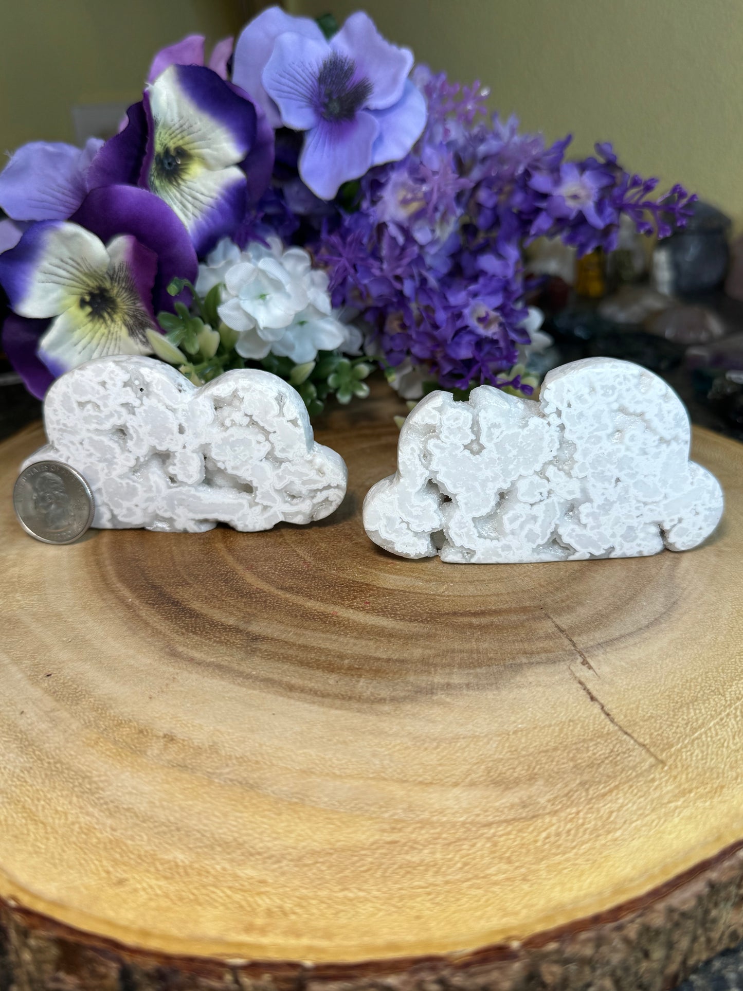 White Plume Agate Clouds