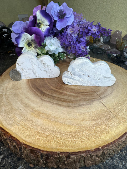 White Plume Agate Clouds