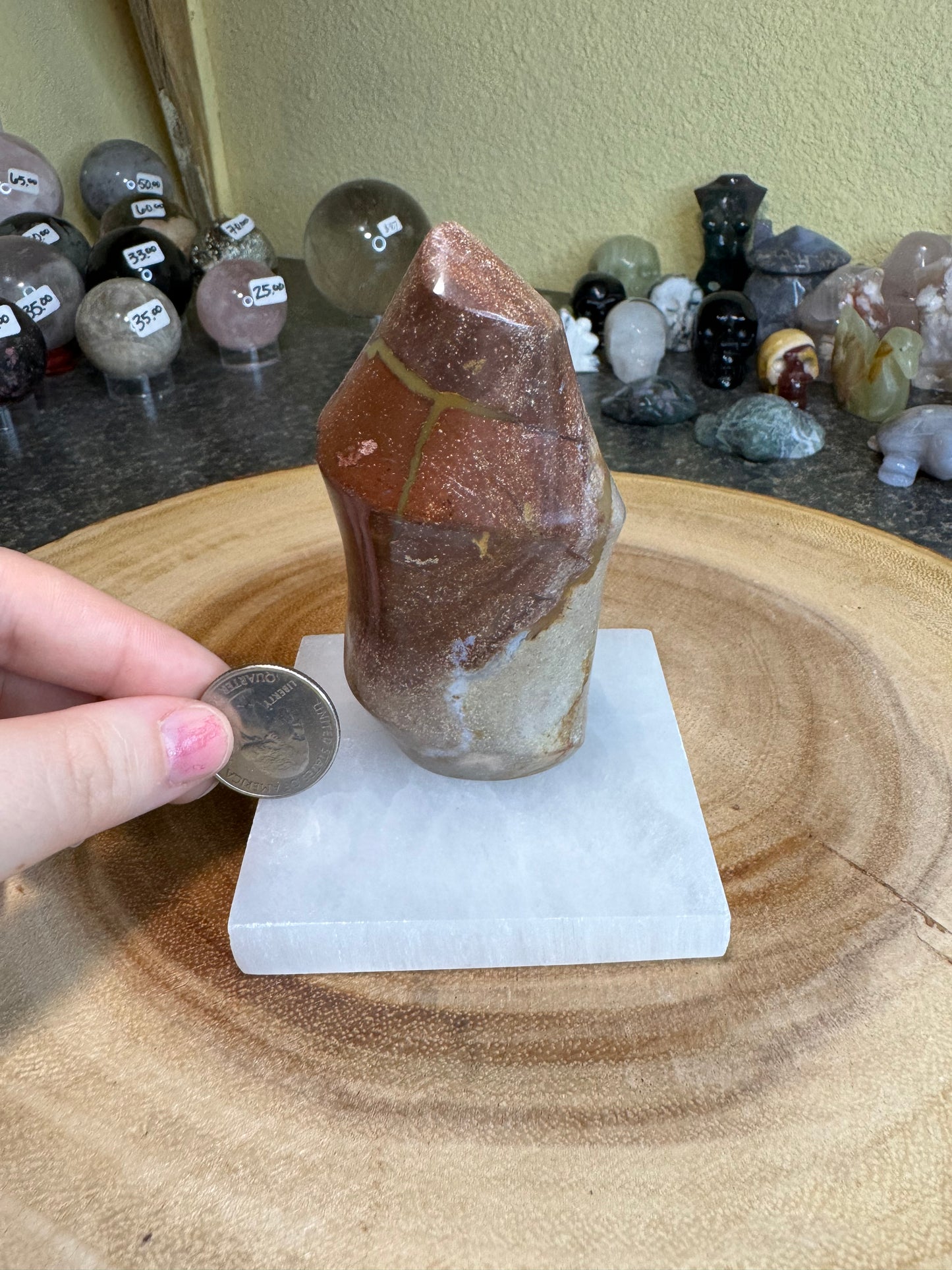 Polychrome Jasper Flame (Small)