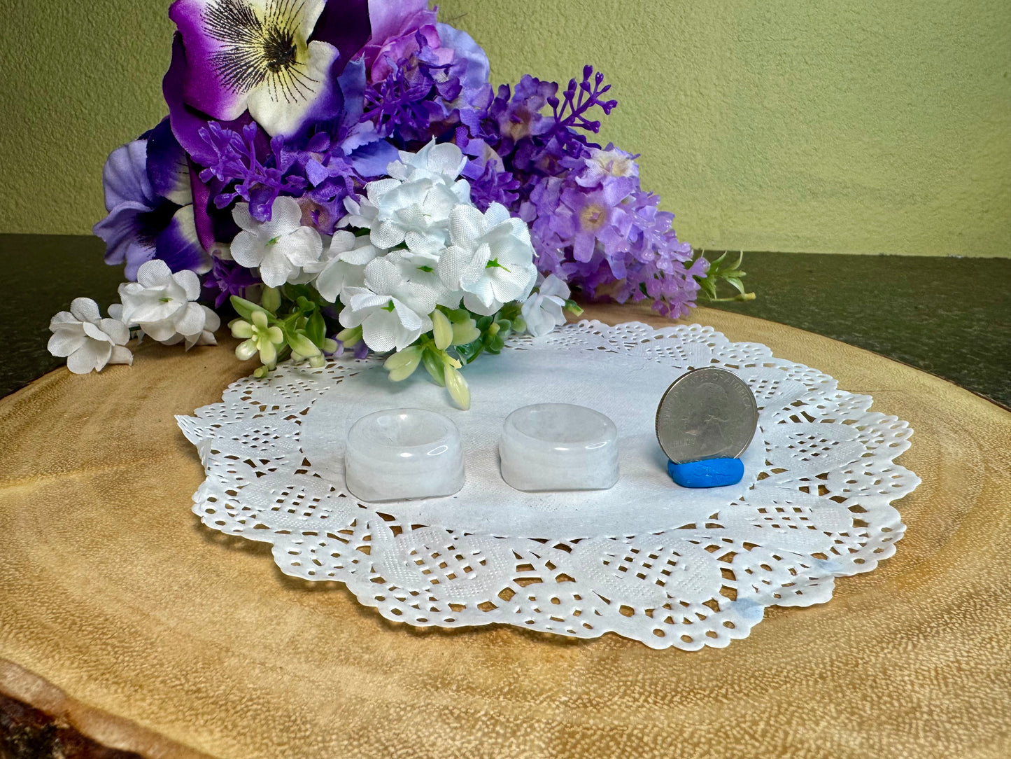 Clear Quartz Sphere Stand