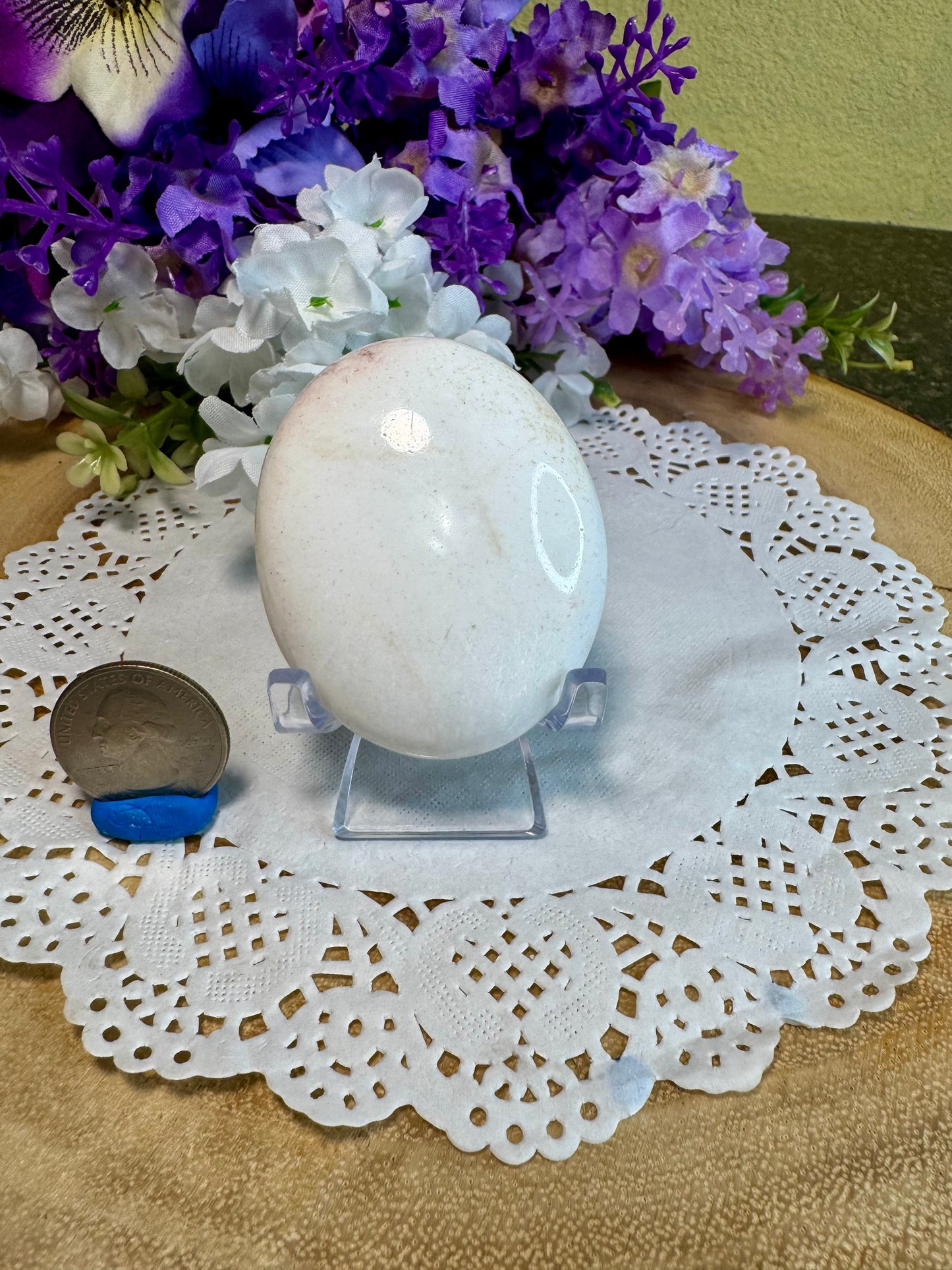 Scolecite Palm Stones