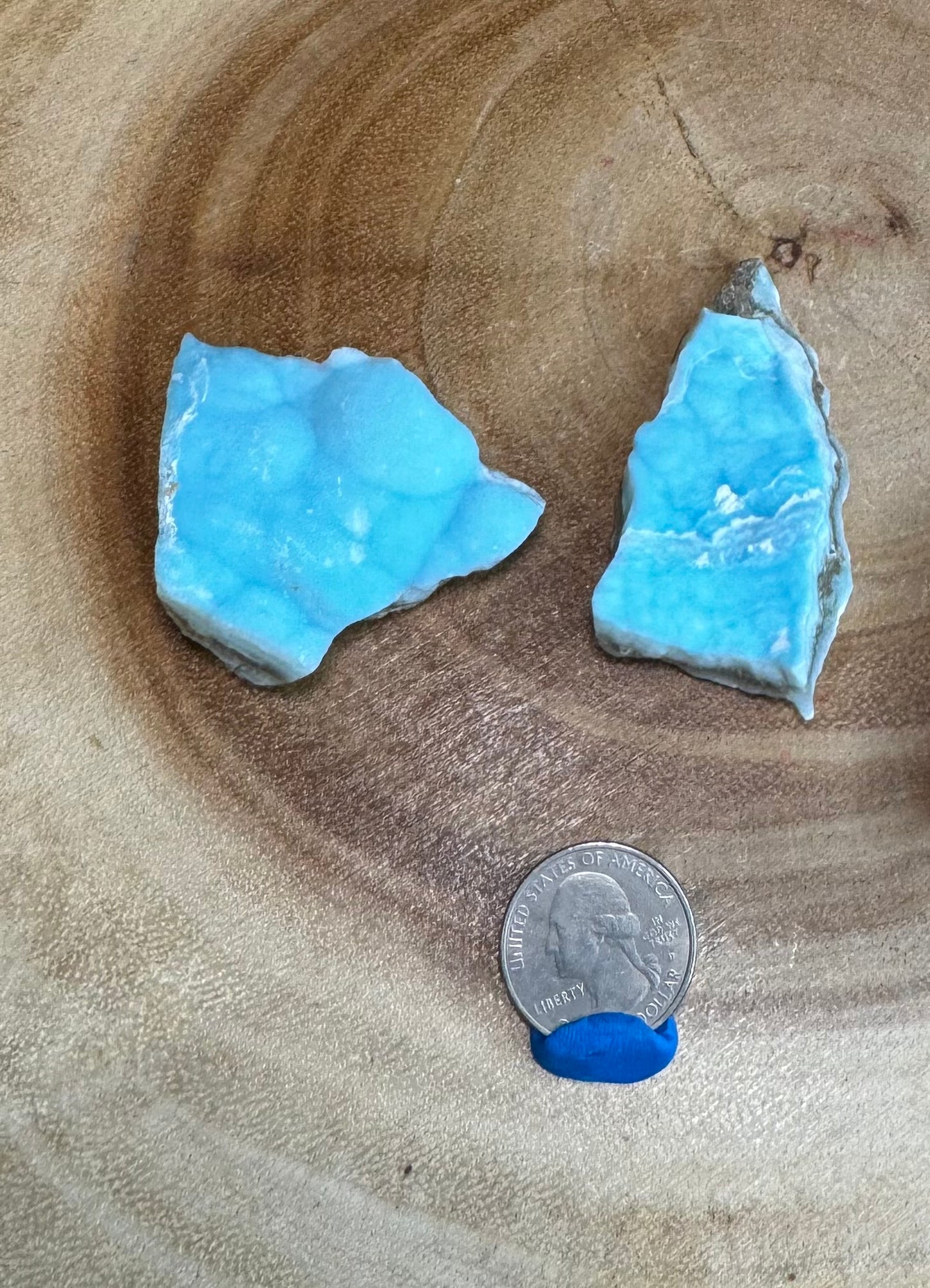 Blue Aragonite Specimen