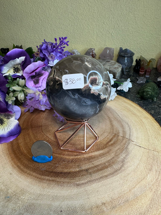 Volcano Agate Sphere