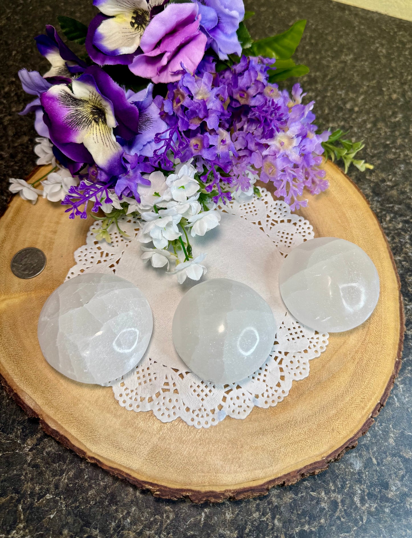 Satin Spar Palm Stone (Matte Polish)