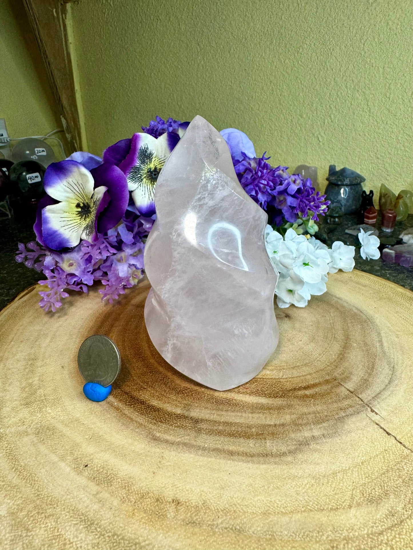 Rose Quartz Flame (Double Asterisms)
