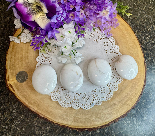 Scolecite Palm Stones