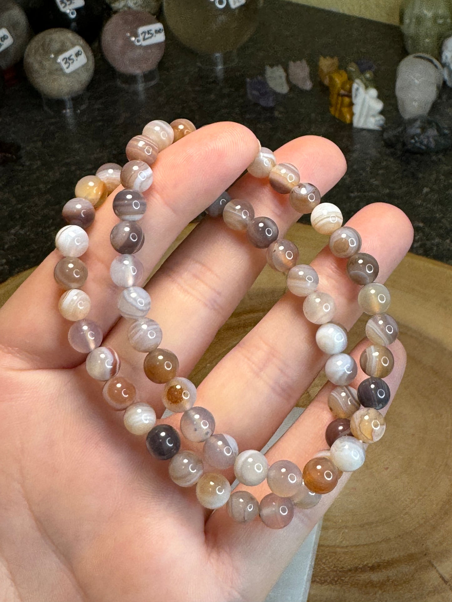 Genuine Crystal Bracelets (6mm)