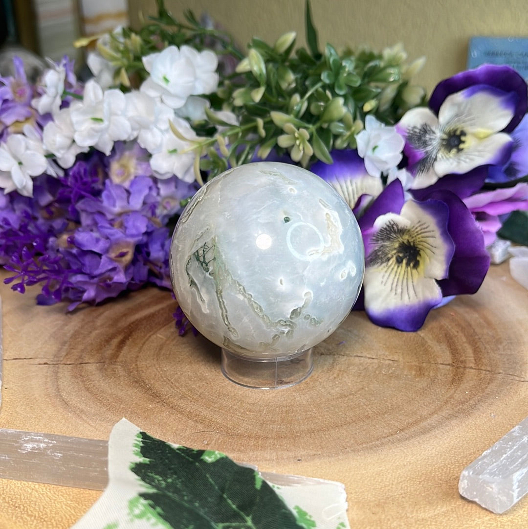 Moss Agate Sphere