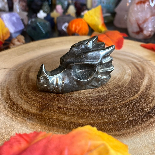 Pyrite Dragon Head
