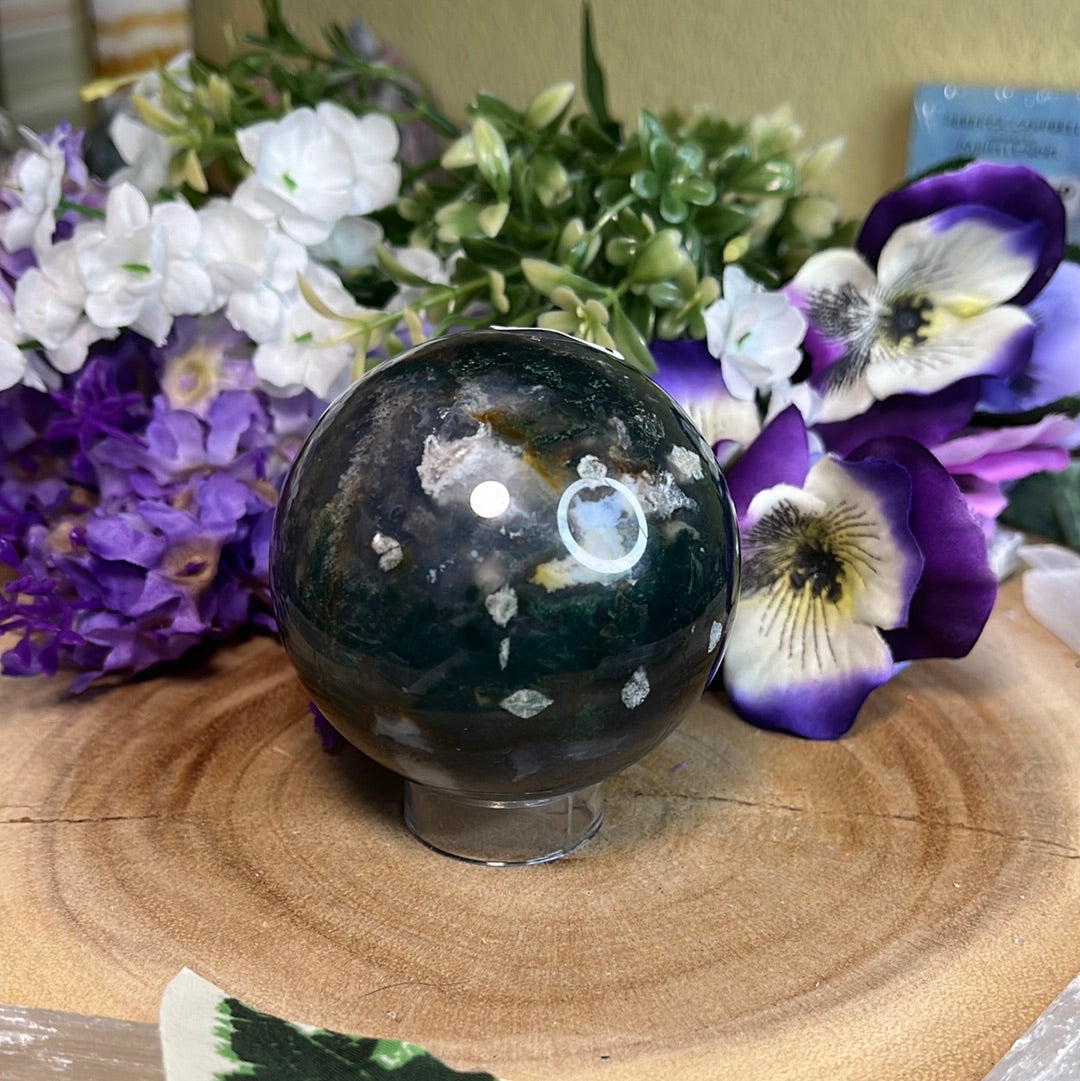 Moss Agate Sphere