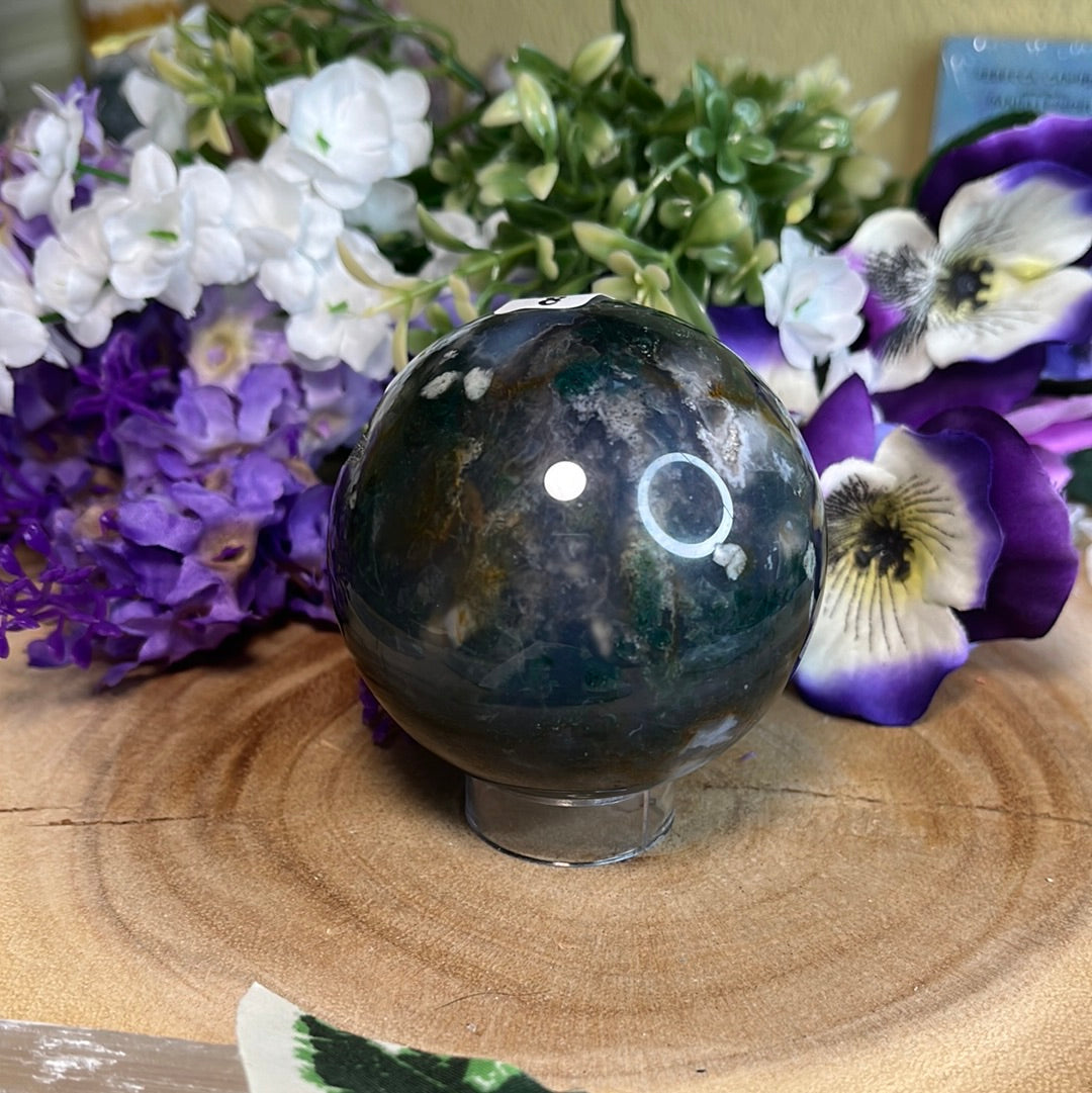 Moss Agate Sphere