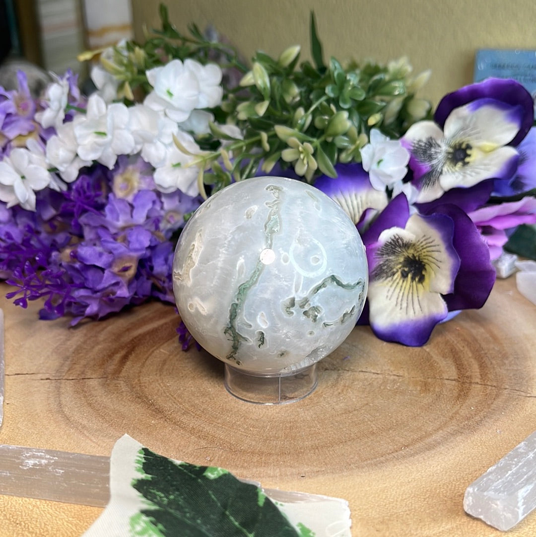 Moss Agate Sphere