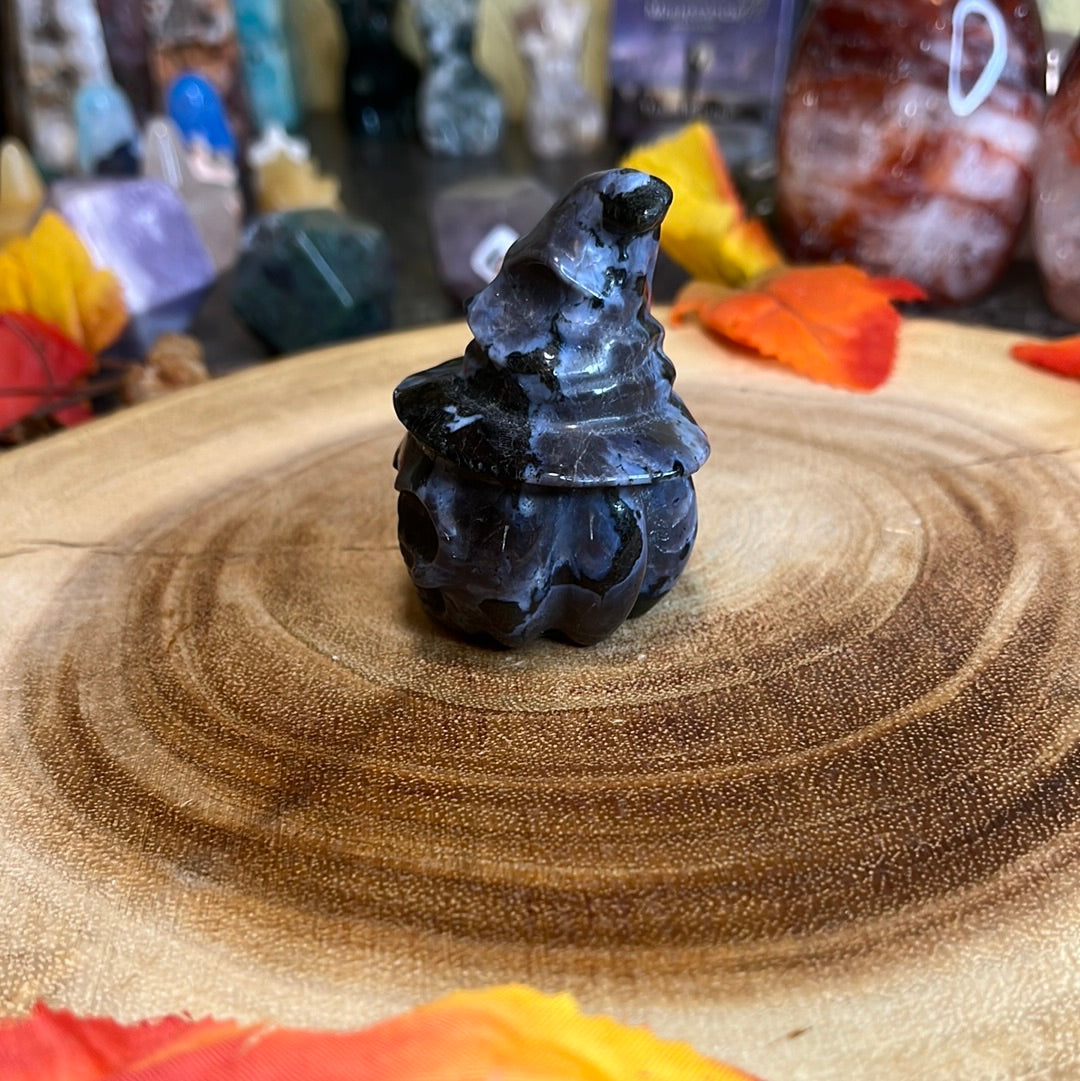 Indigo Gabbro Jack-O-Lantern