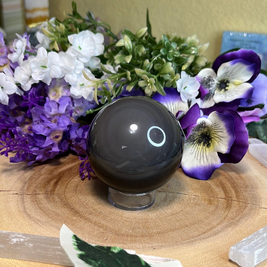 Rainbow Obsidian Sphere