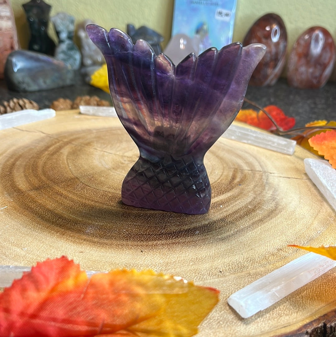 Rainbow Fluorite Mermaid Tail