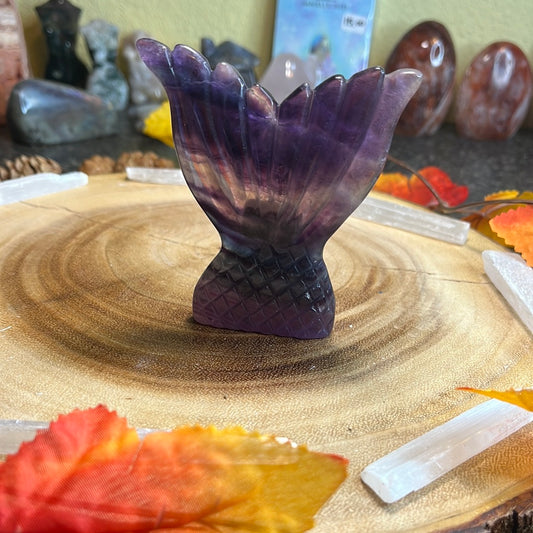 Rainbow Fluorite Mermaid Tail